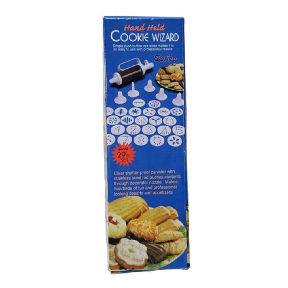 Darice Hand Held Cookie Wizard Press 29 Pc Set Decorate Cake Design Cookies